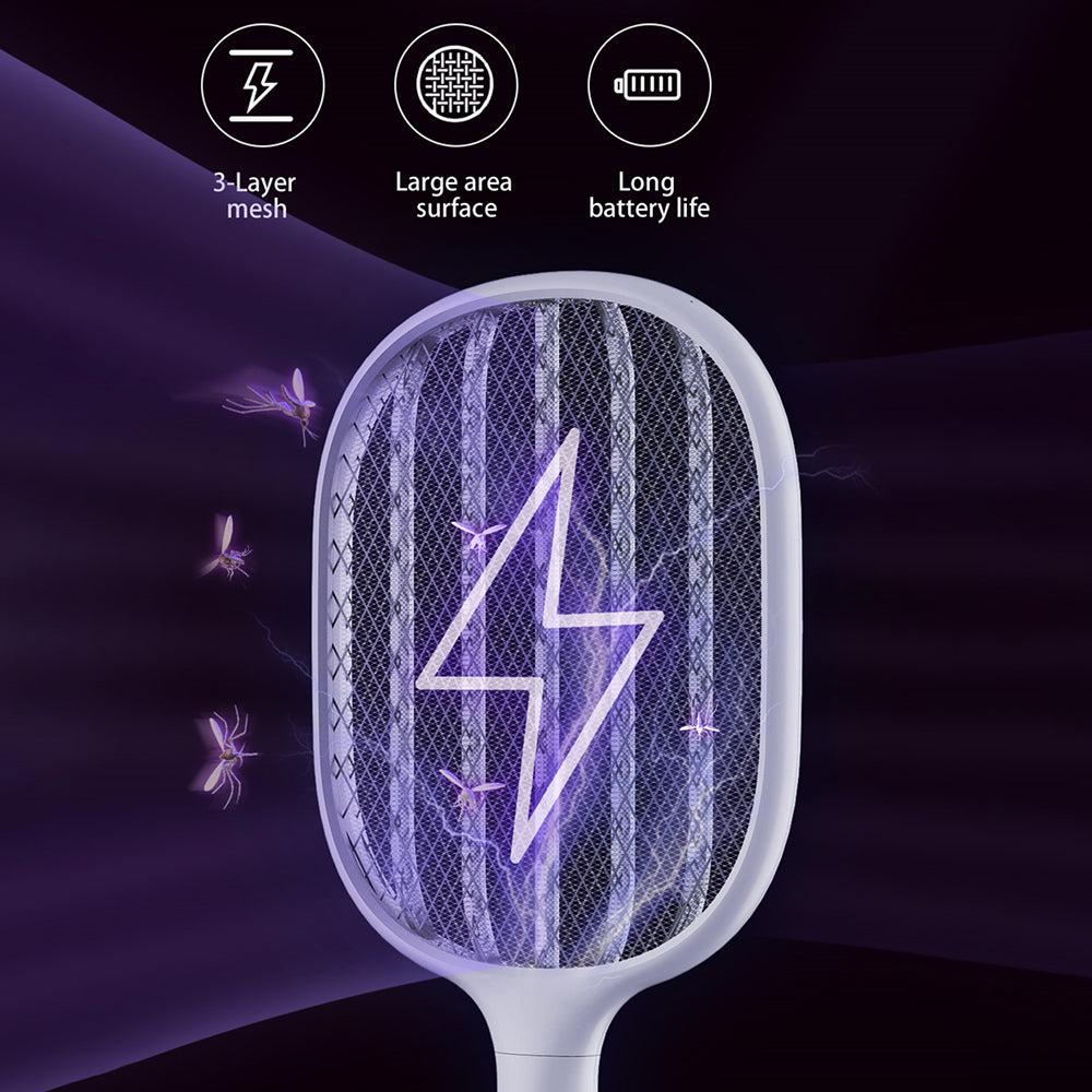 XIAOMIYOUPIN QUALITELL S1 Digital Display Bug Zapper Lamp Electric Fly Mosquito Swatter Racket XIAOMIYOUPIN QUALITELL S1 Digital Display Bug Zapper Lamp Electric Fly Mosquito Swatter Racket